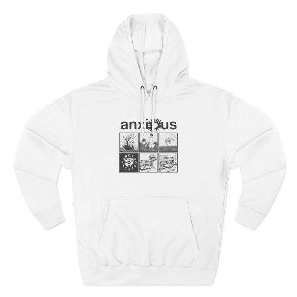 Anxious Van Comic Three-Panel Fleece Hoodie