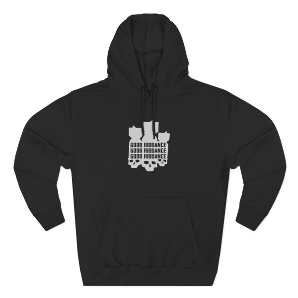 Anxious Bomb Drop Three-Panel Fleece Hoodie