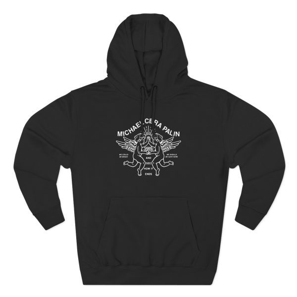 Anxious Cherubs Three-Panel Fleece Hoodie