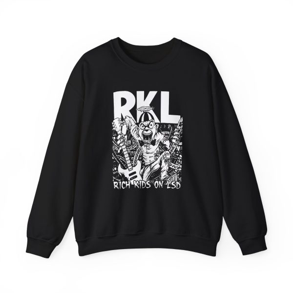 Anxious Guitar Beanie Unisex Heavy Blend™ Crewneck Sweatshirt