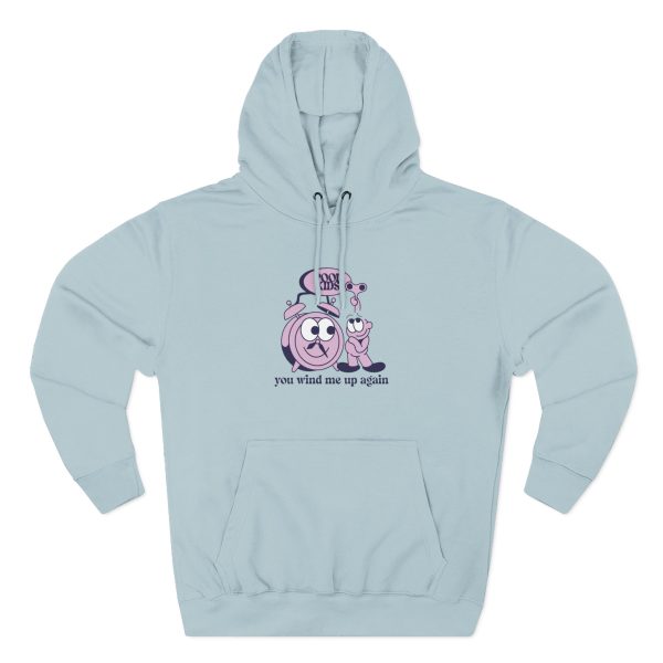 Anxious Wind Me Up Three-Panel Fleece Hoodie