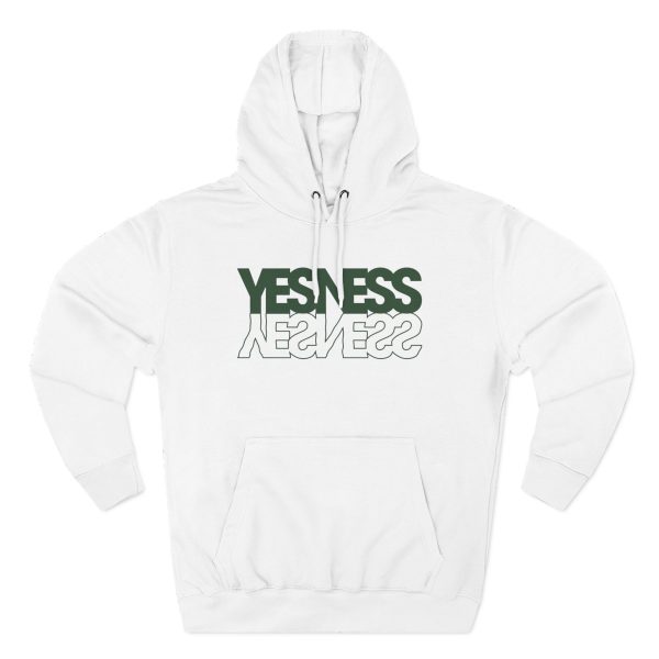 Anxious Yesness Logo Three-Panel Fleece Hoodie