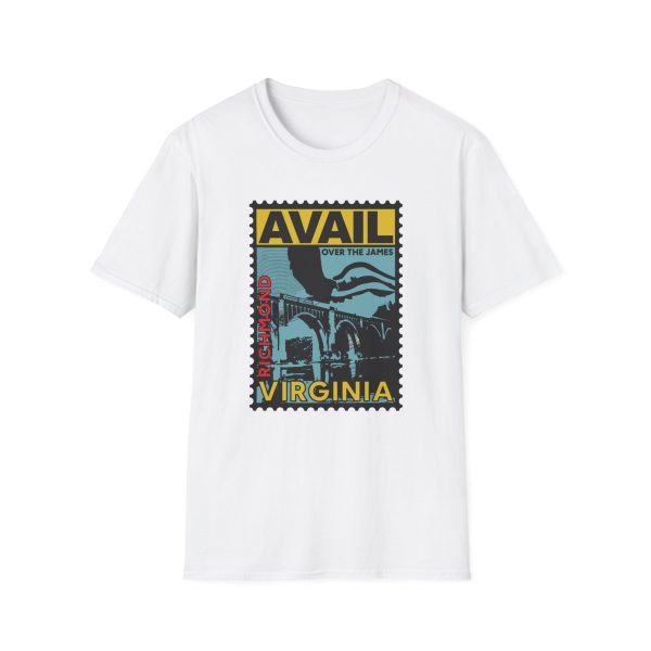 Anxious Postage Stamp Unisex Softstyle T-shirt
