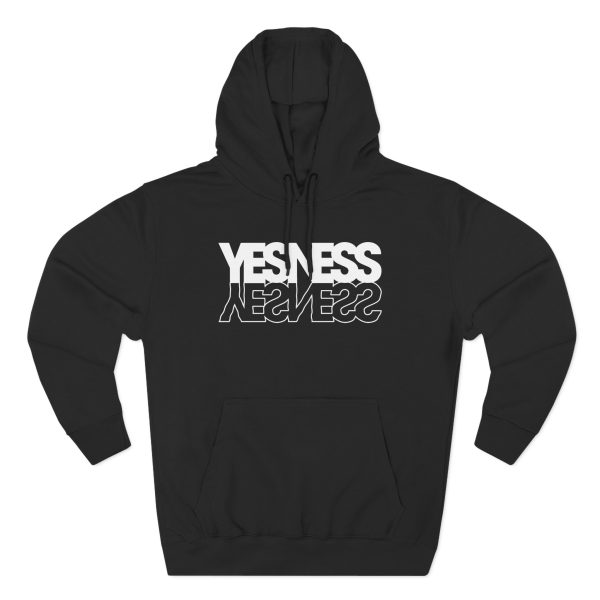 Anxious Yesness Logo Three-Panel Fleece Hoodie