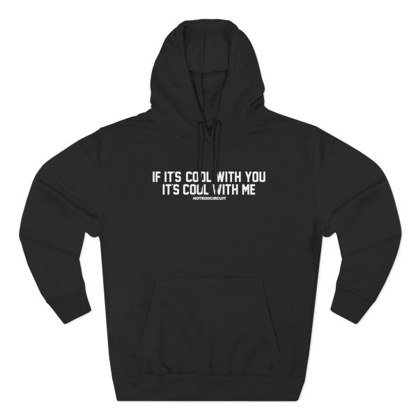 Anxious If It's Cool Three-Panel Fleece Hoodie