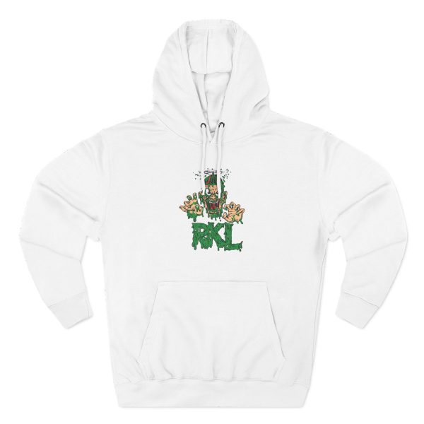Anxious Rock n Roll Nightmare Three-Panel Fleece Hoodie